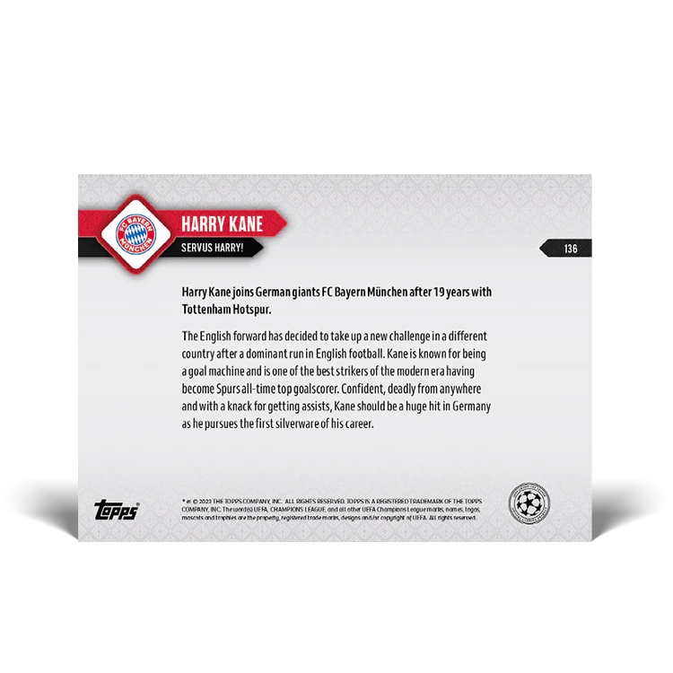 Topps UK - Servus Harry! - UCL TOPPS NOW® Card #136