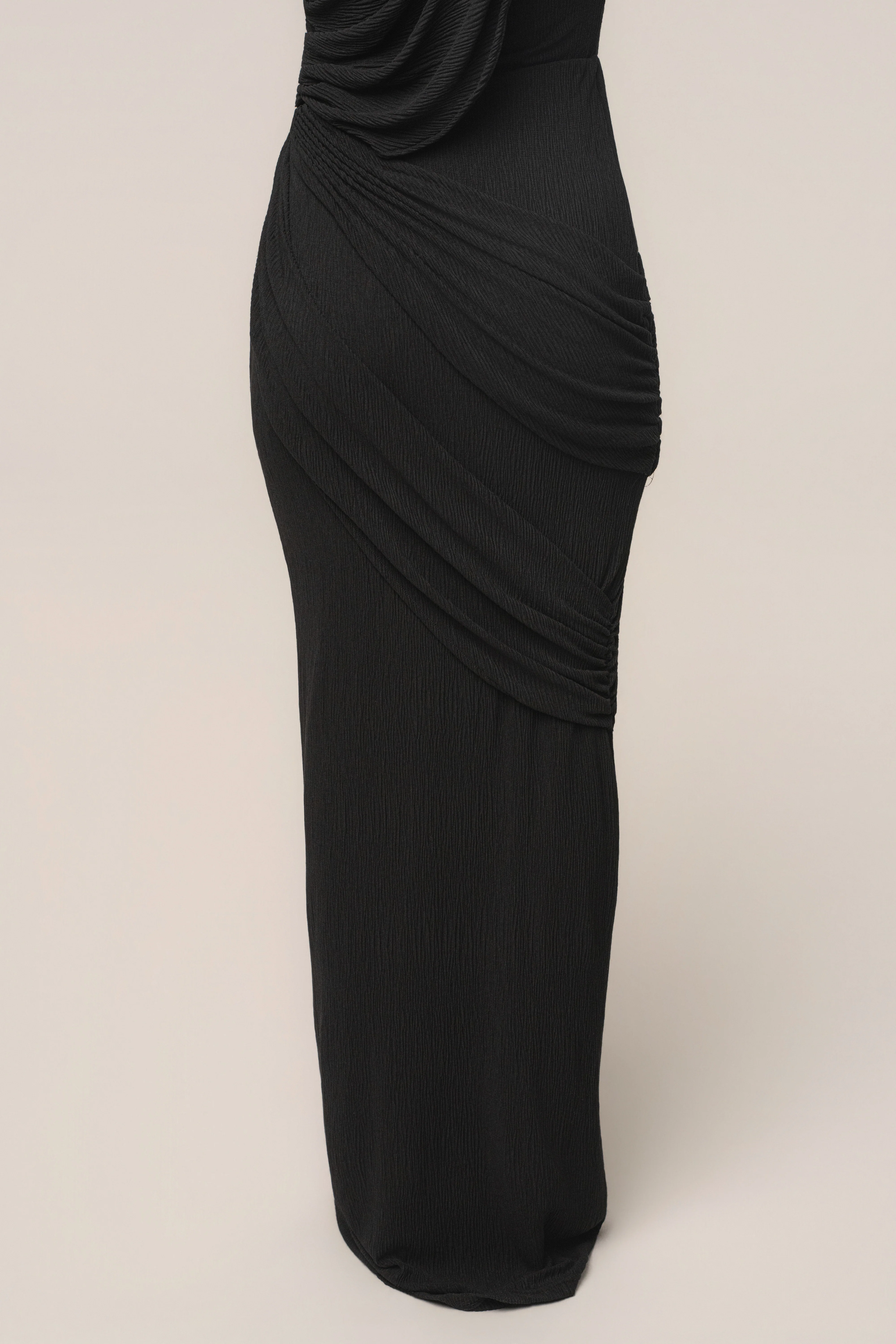 Black Paradise Hills Maxi Skirt