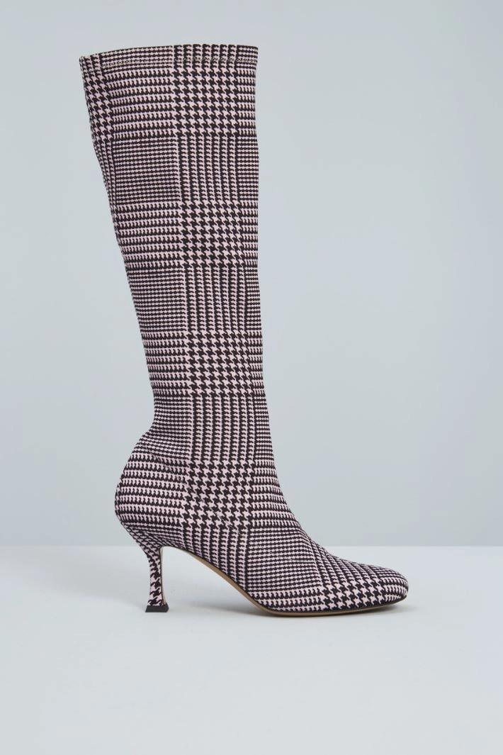 Tech jersey boots - CONFETTI PINK BLACK