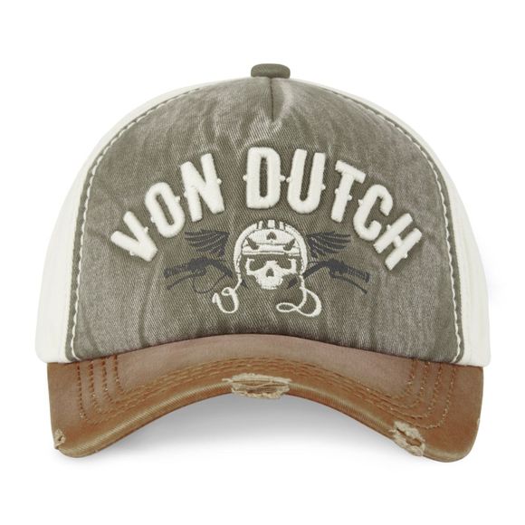 Casquette Von Dutch XAVIER - Beige / MarronRef : VDH0374 / VD/1/CT/XAVIER/01-TU