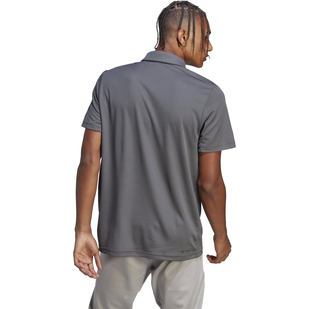 adidas Train Essentials Polo Shirt Men - grey five/black IB1066