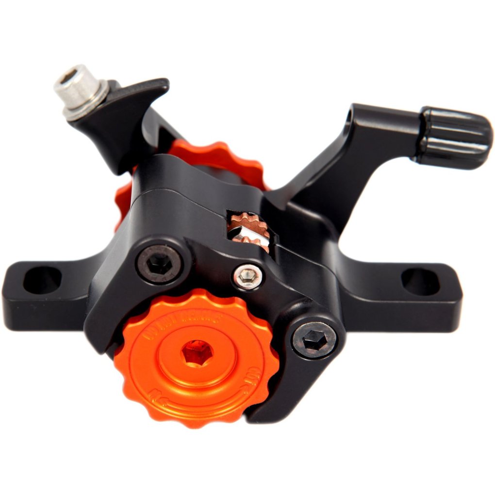 Paul Component Klamper - Disc Brake Caliper - Short-Pull - Postmount - black-orange
