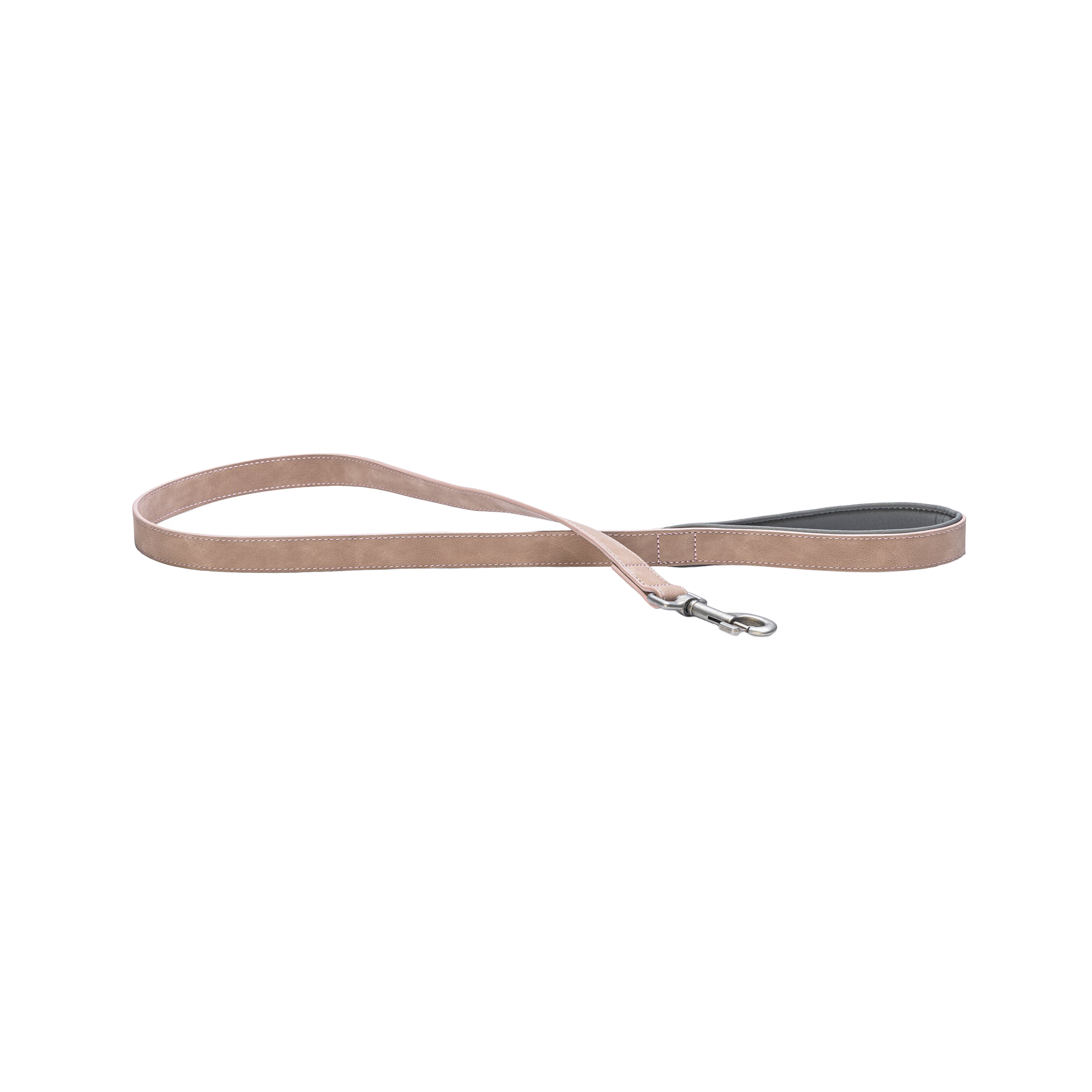 Beeztees Balacron Ax Faux Leather Dog Leash – Brown - 100 cm x 20 mm