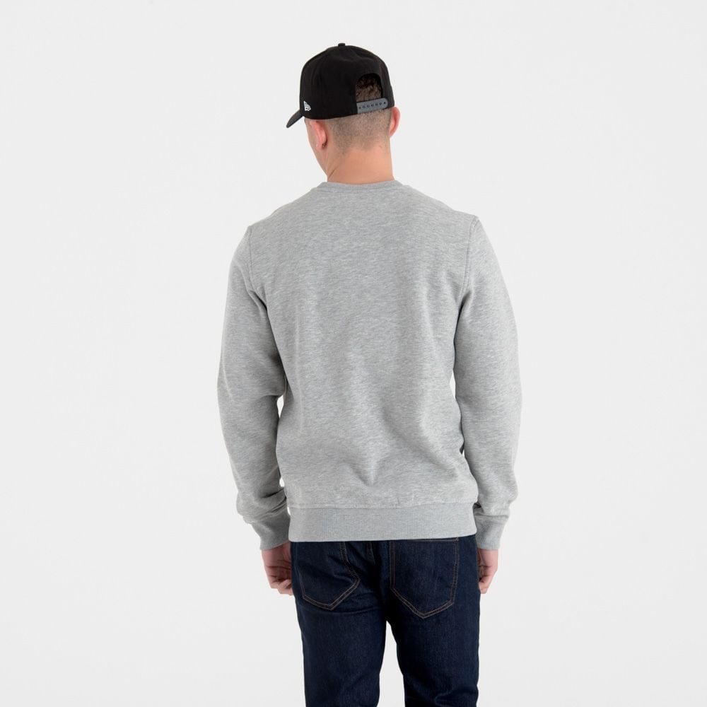 Major League Baseball Logo Crewneck MLB Sweatshirt Grey