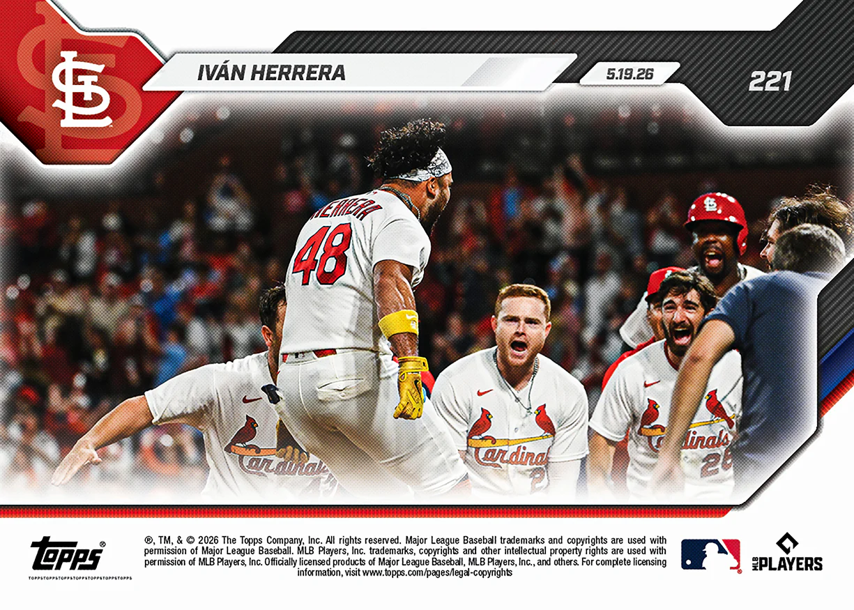 Iván Herrera - 2026 MLB Topps NOW® - Card 221