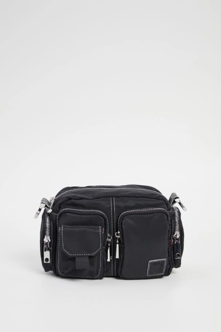 Cargo shoulder bag - BLACK