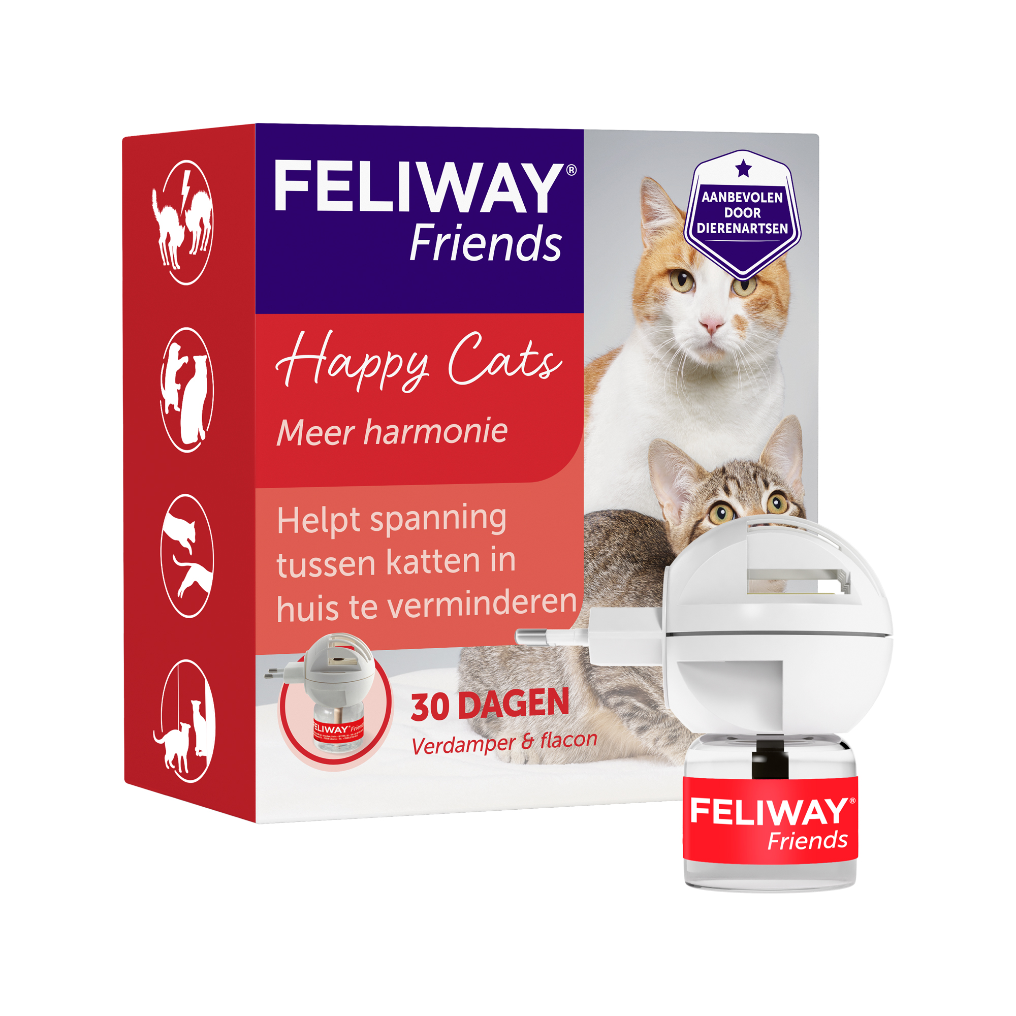 Feliway Friends Starter Kit + Economy Pack - 4 x 48ml
