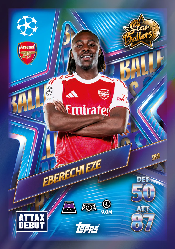 UCC Match Attax 2025/26 - Update Eco Pack #2 - Star Ballers