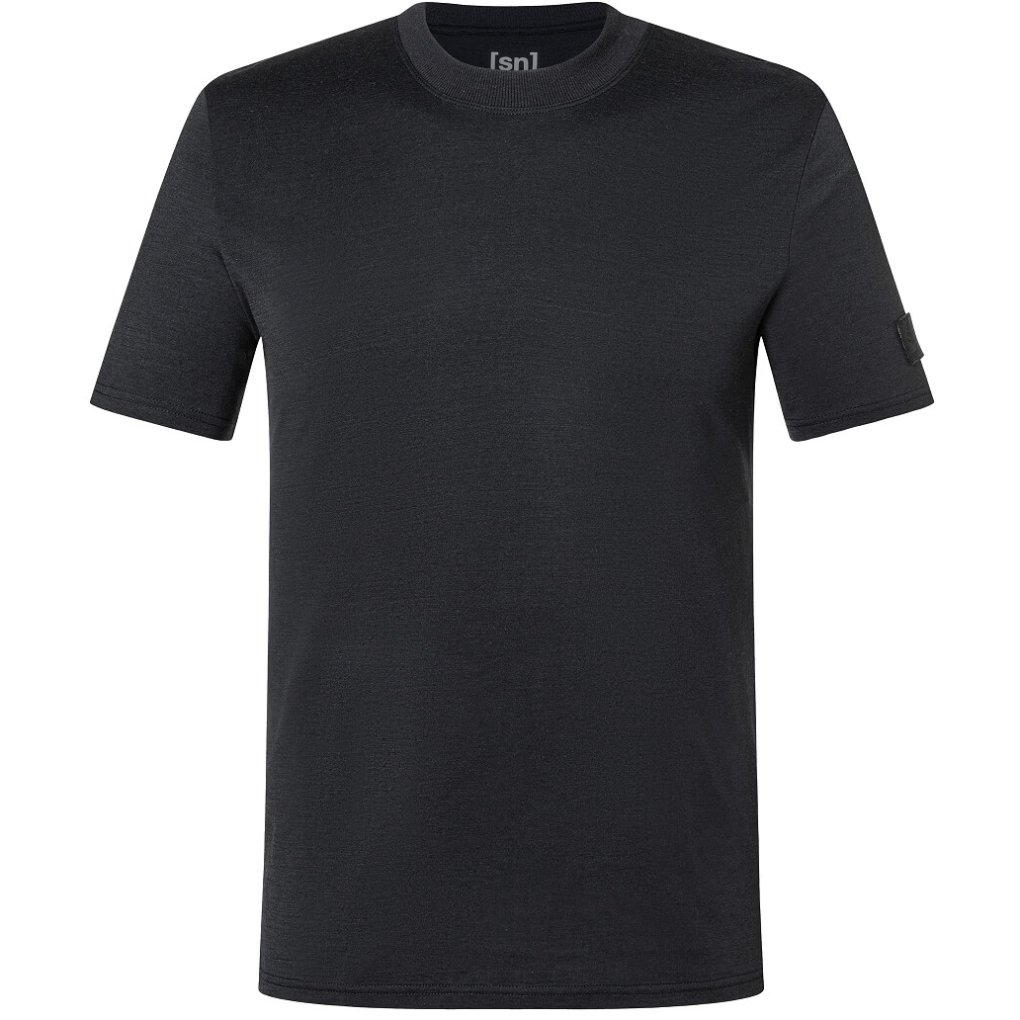 SUPER.NATURAL Casual Rib Bio J Tee Men - Jet Black