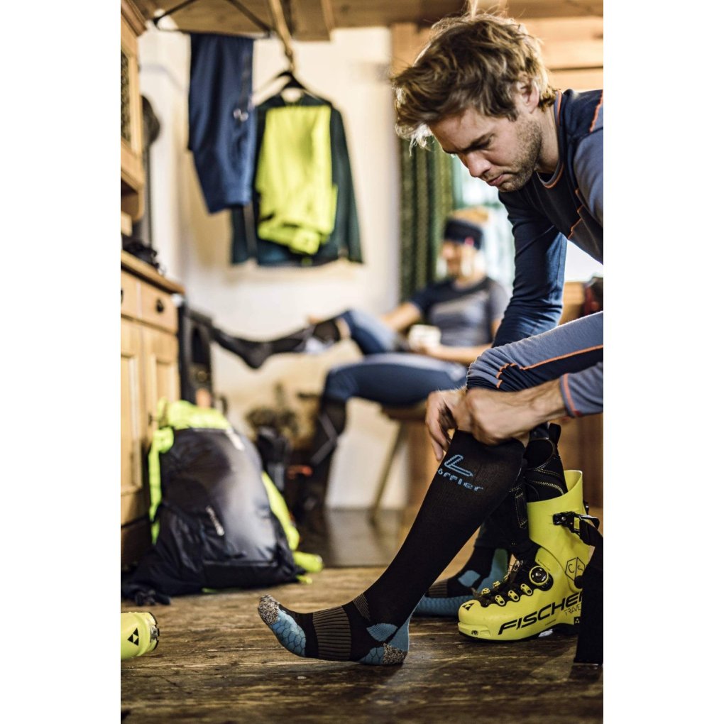 Löffler Transtex Long Socks - steel grey 909
