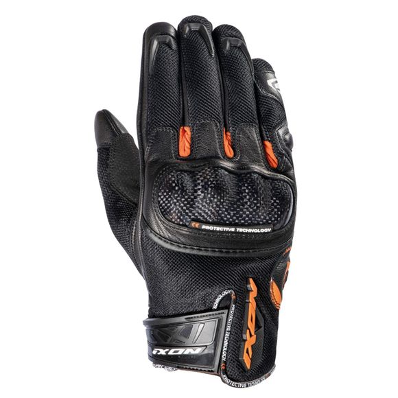 Gants Ixon RS RISE AIR - Noir / OrangeRef : IX1118-C168