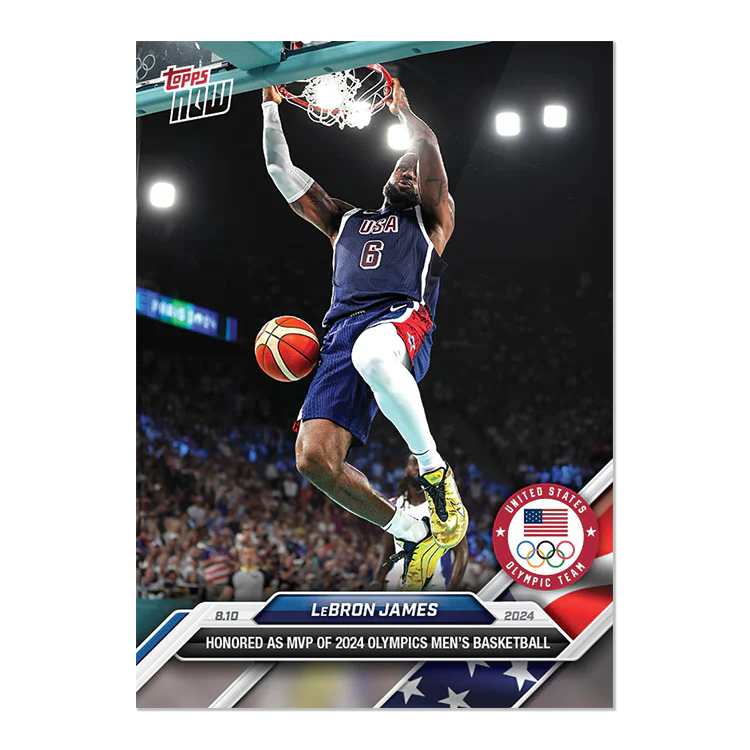 LeBron James - 2024 Olympic Games TOPPS NOW® Card 30
