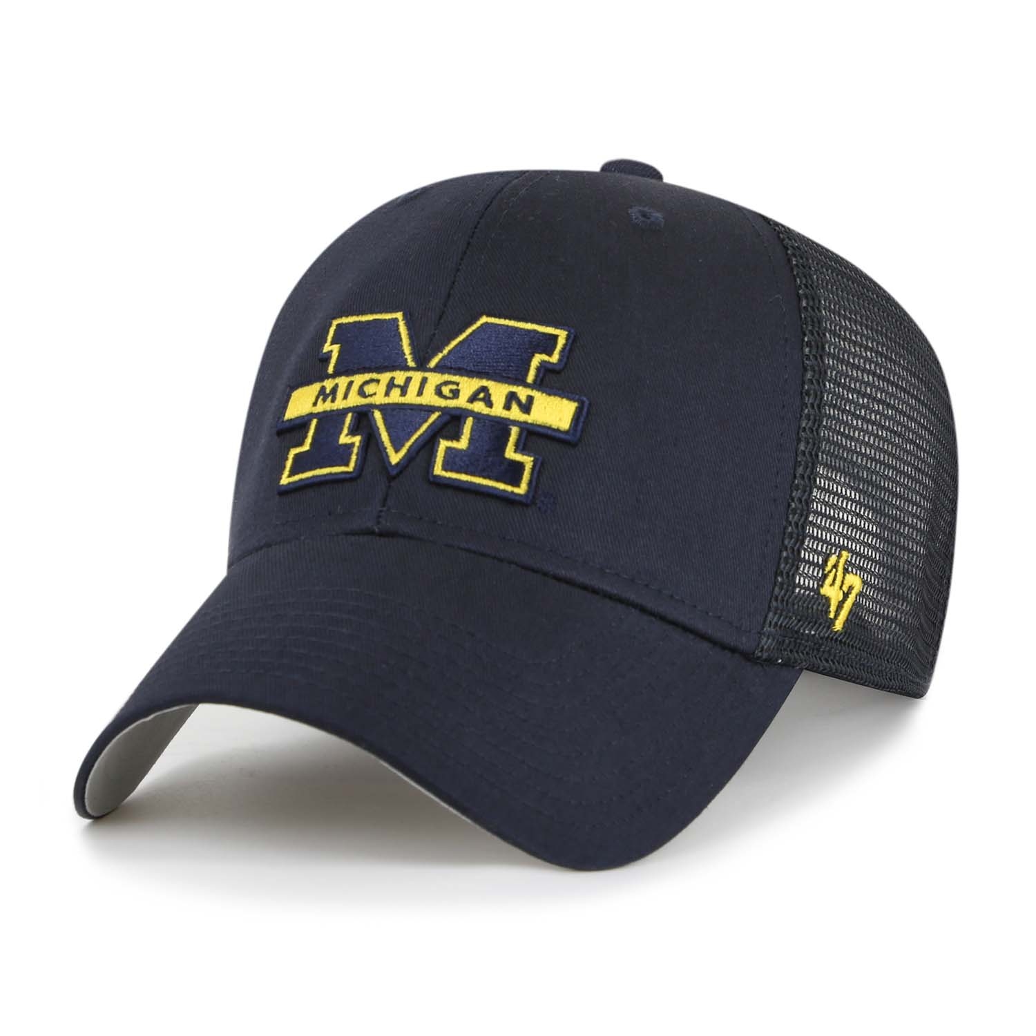 Michigan Wolverines '47 Branson MVP Trucker NCAA Cap Navy
