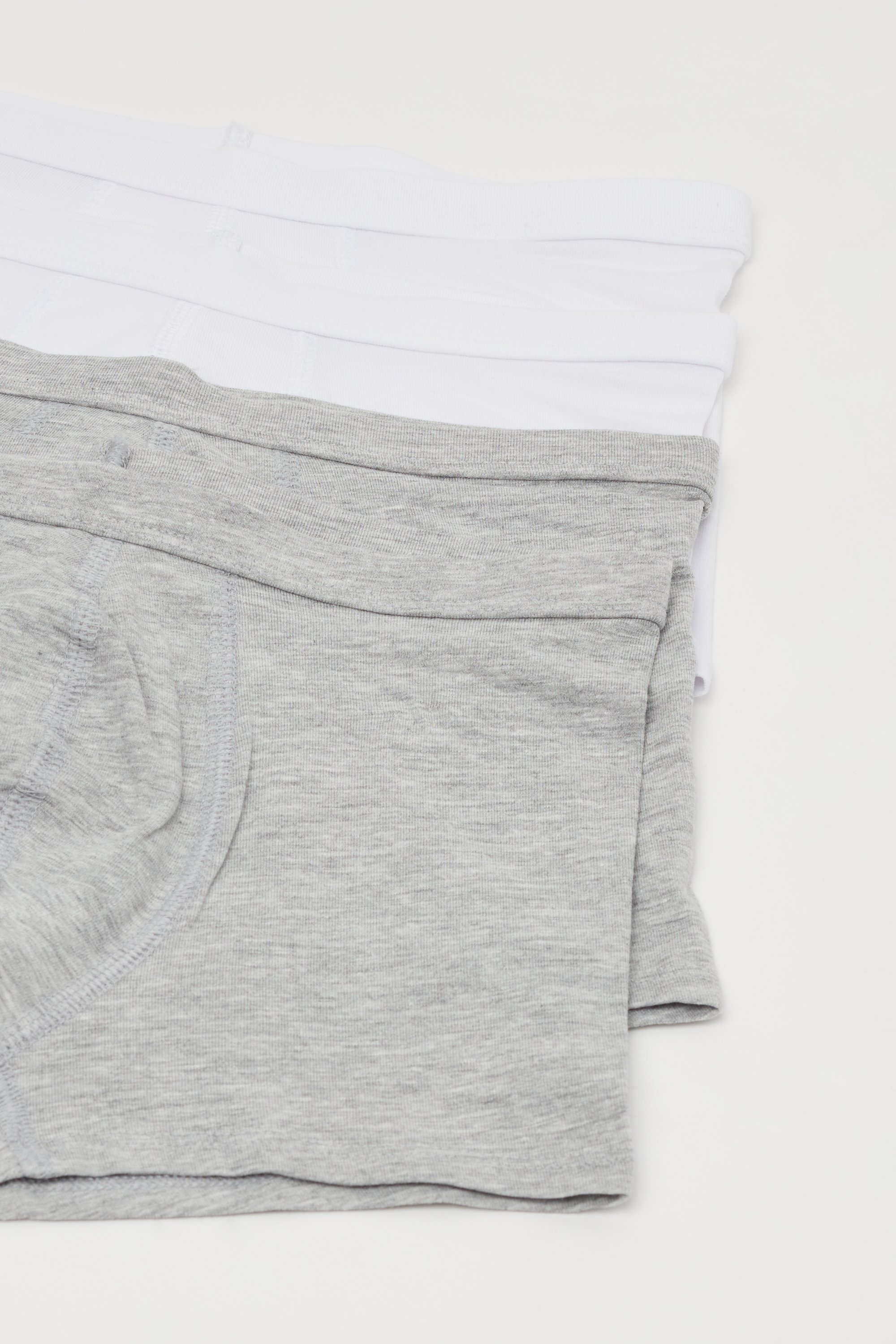 4 Pairs of Boys' Basic Cotton Boxers