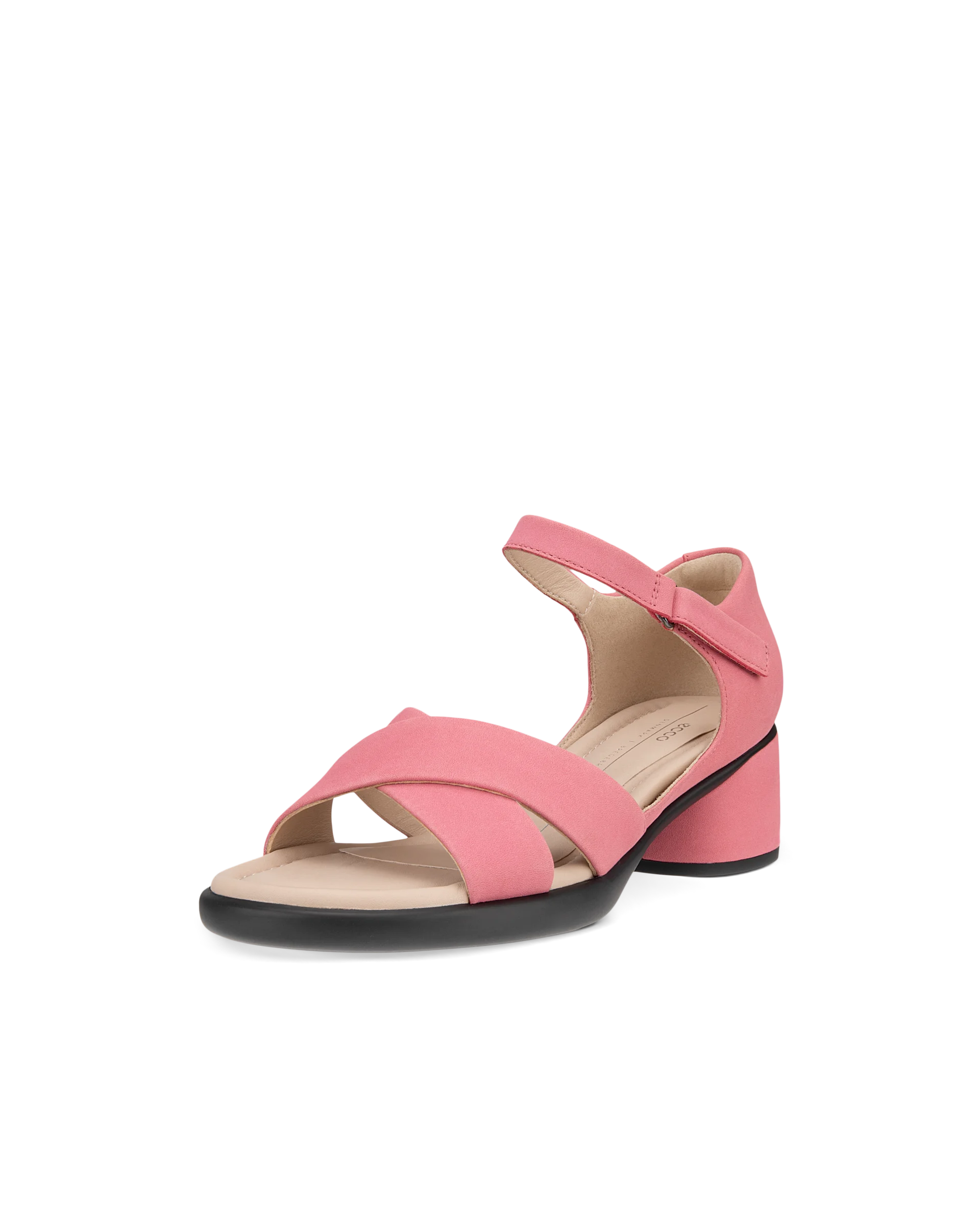 ECCO SCULPTED SANDAL LX 35 Damen Nubuksandale mit Absatz Pink