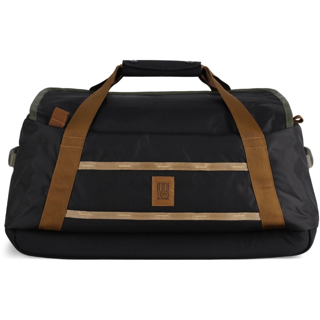 Topo Designs Mountain Duffel Travel Bag - 40L - Black/Neutral