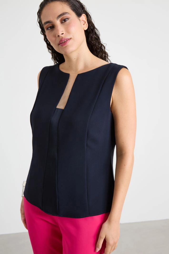 Cady top - NIGHT BLUE