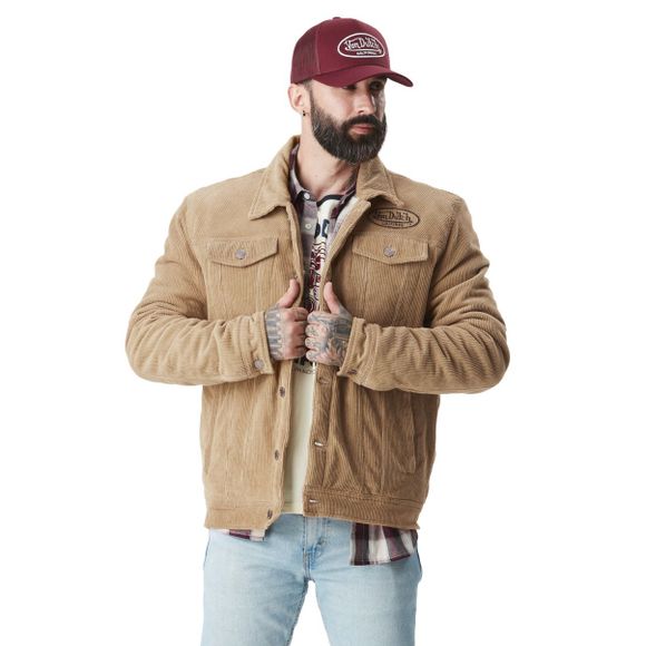 Von Dutch Velvet Jacket - BeigeRef: VDH0379