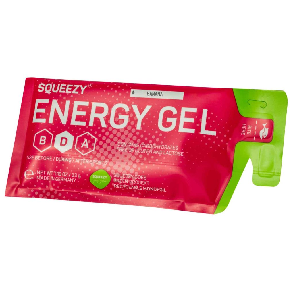 Squeezy Energy Gel - Carbohydrate Gel - Best Before 30-JUN-2026 - 33g