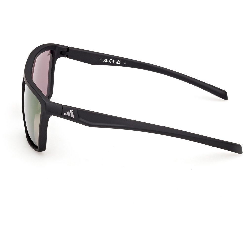 adidas Essentials ES0002 Glasses - matte black / gradient mirror violet