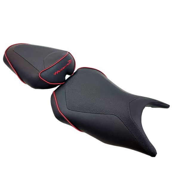 Selle confort Bagster Ready Luxe - Noir / RougeHONDA 750 CB 750 HORNET - 2023 - 2025Ref : BG1047