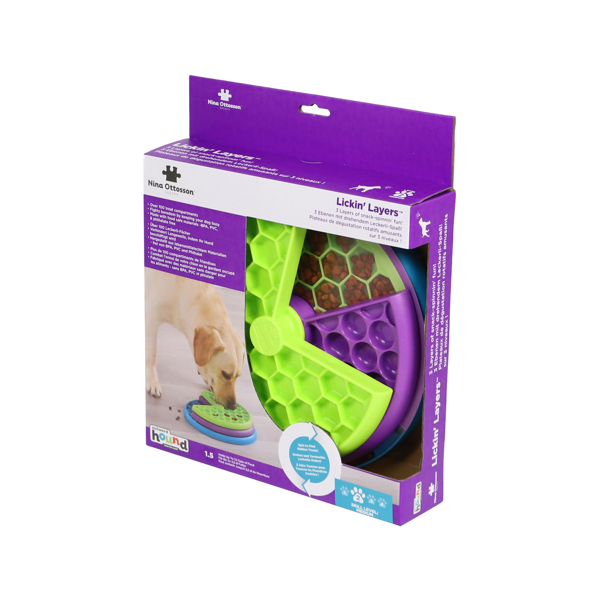 Nina Ottosson Lickin'Layers - 26 x 26 x 6.35 cm