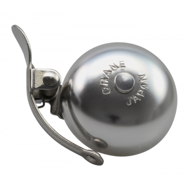 Crane Bell Co. Mini Suzu Bell - Die Cast Mount - matte silver