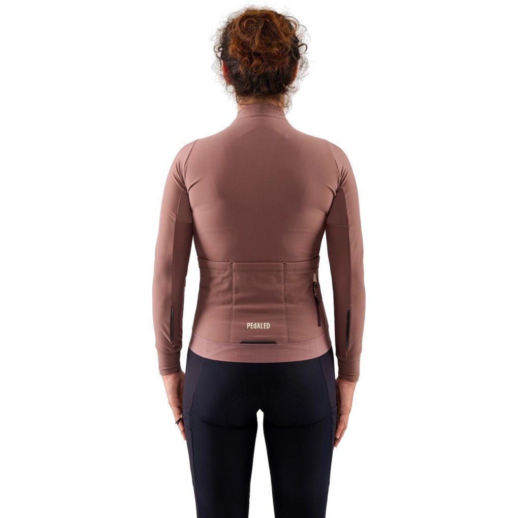 PEdALED Odyssey Longsleeve Jersey Women - Dark Rose