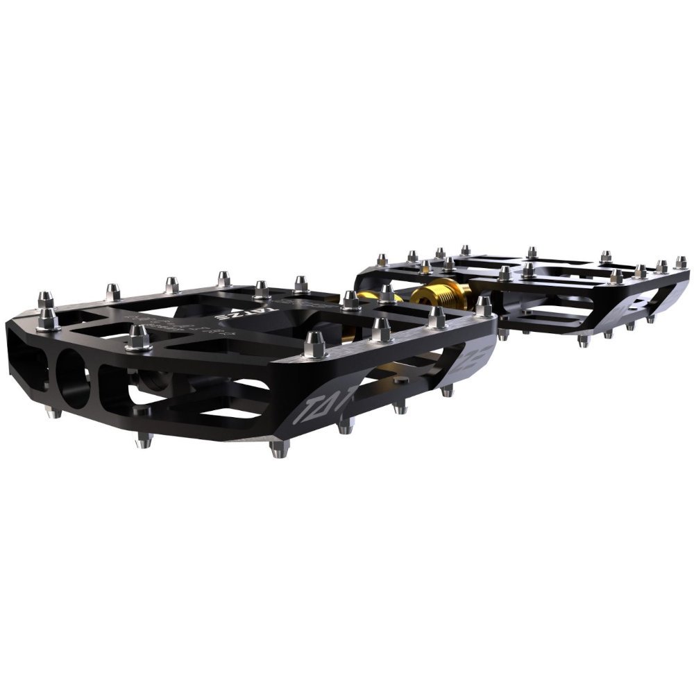 Tatze MC-AIR TI Flat Pedals - black
