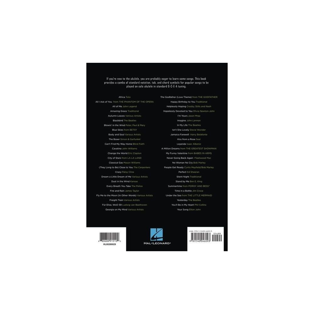 Hal Leonard First 50 Songs Solo Ukulele – Thomann Ireland