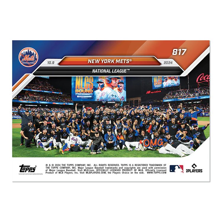 New York Mets - 2024 MLB Topps NOW® Card 817