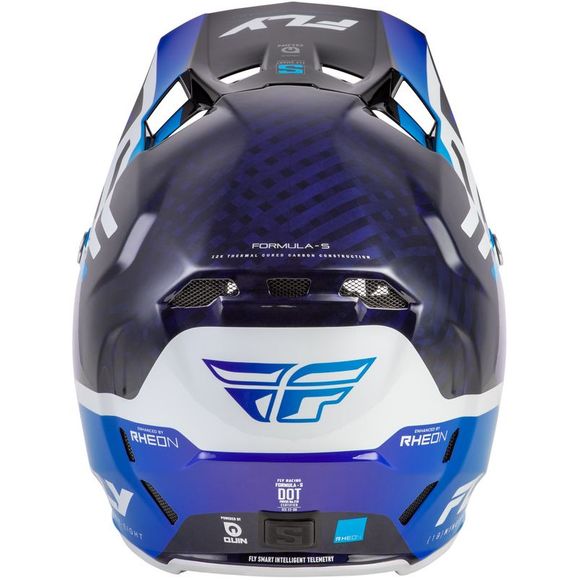 Fly FORMULA S cross helmet - CARBON BYTE 2026 - BlueRef: FL1775