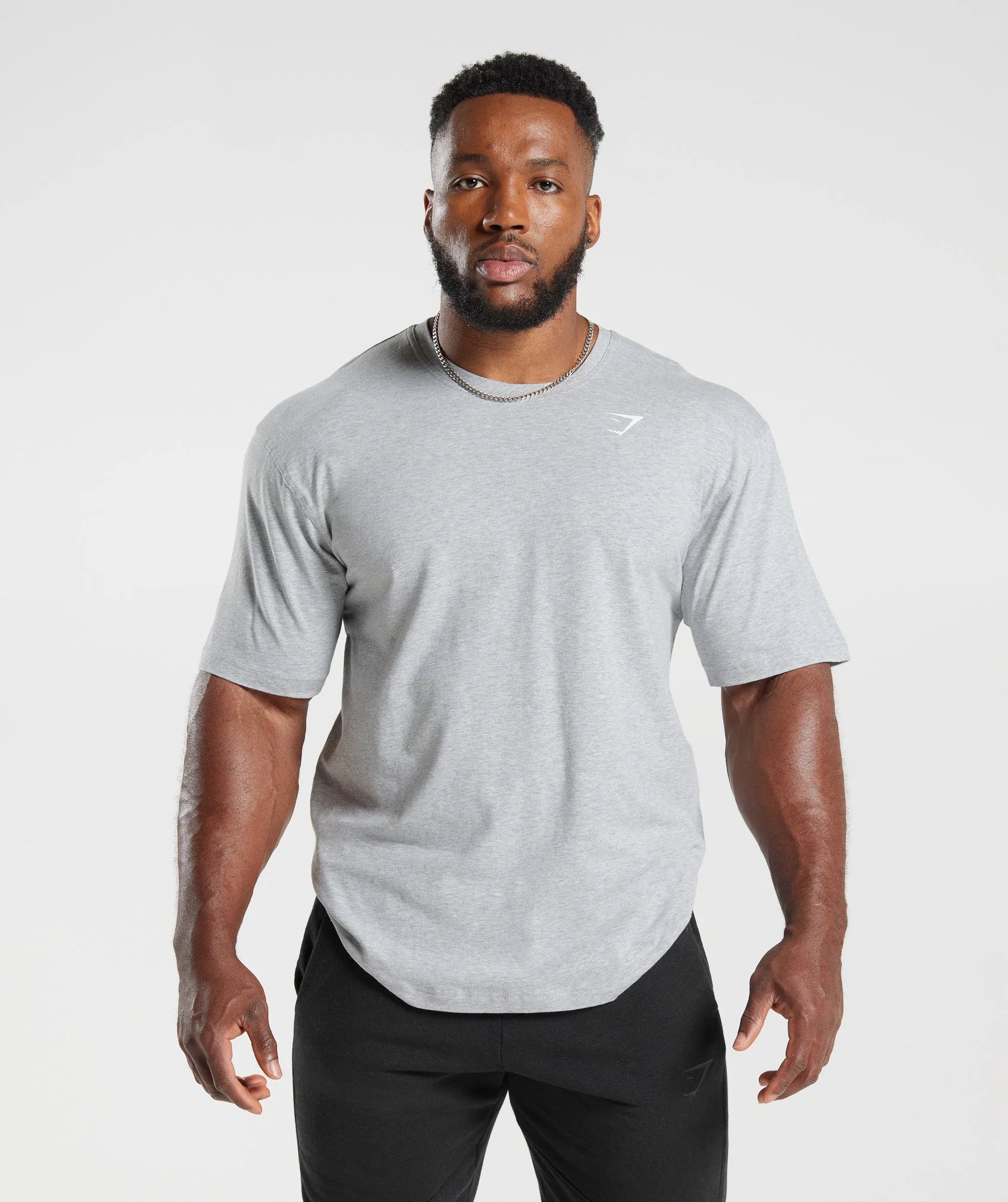 Power T-Shirt Light Grey Core Marl