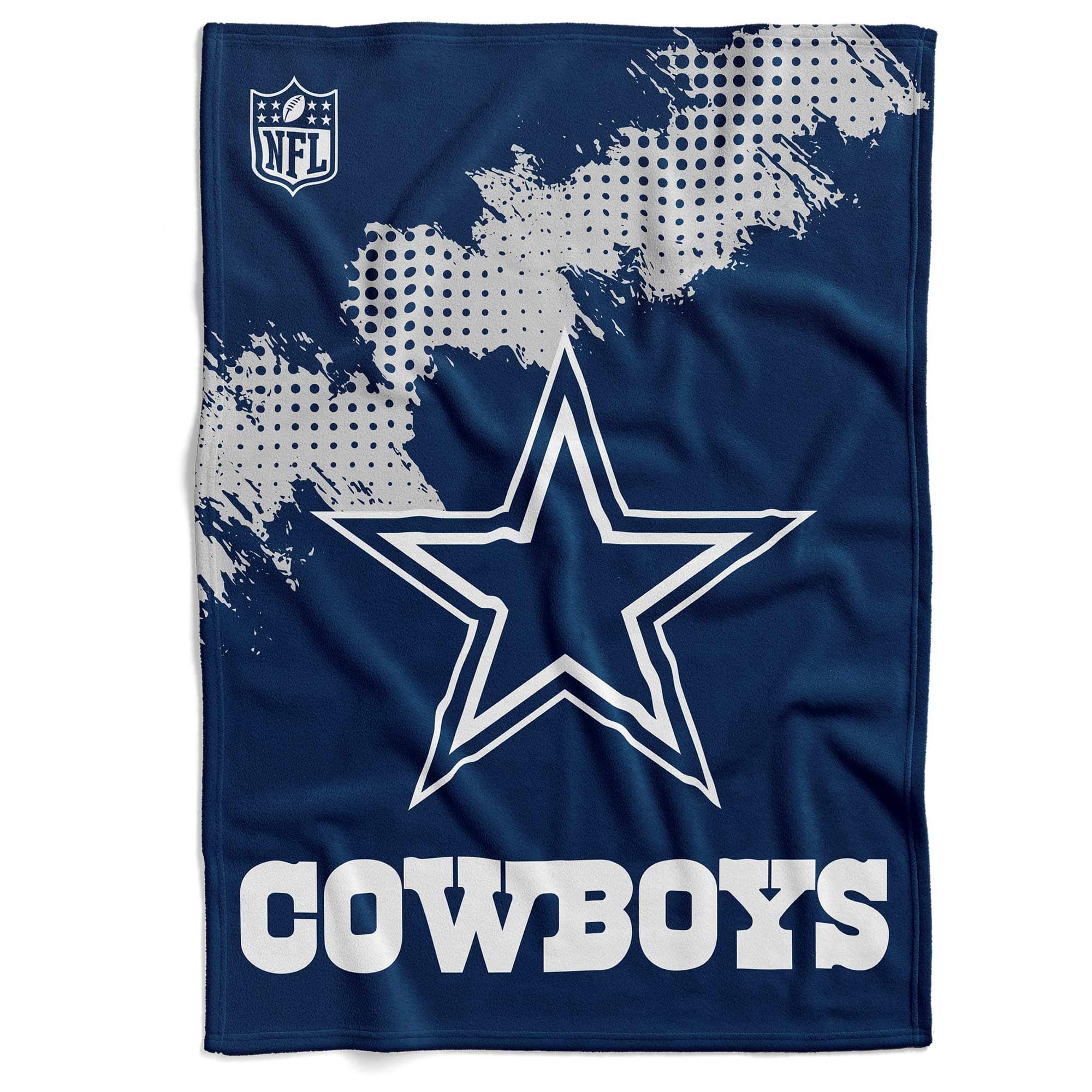 Dallas Cowboys Corner Fleece NFL Blanket