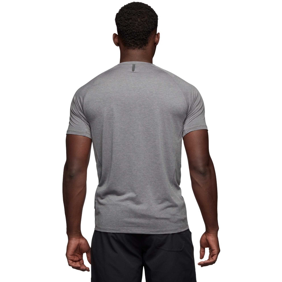 Black Diamond Lightwire Short Sleeve Tech Tee Men - Steel Grey