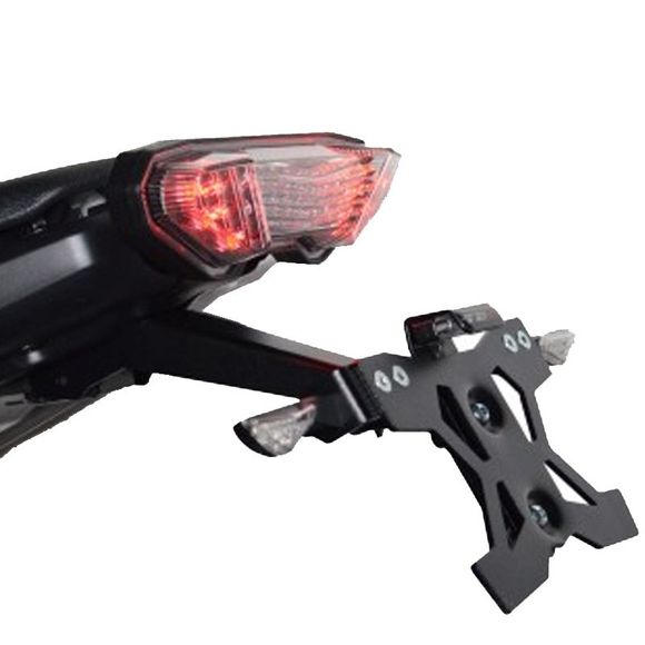 Top block black license plate holder - blackRef: tb0300 / spey30