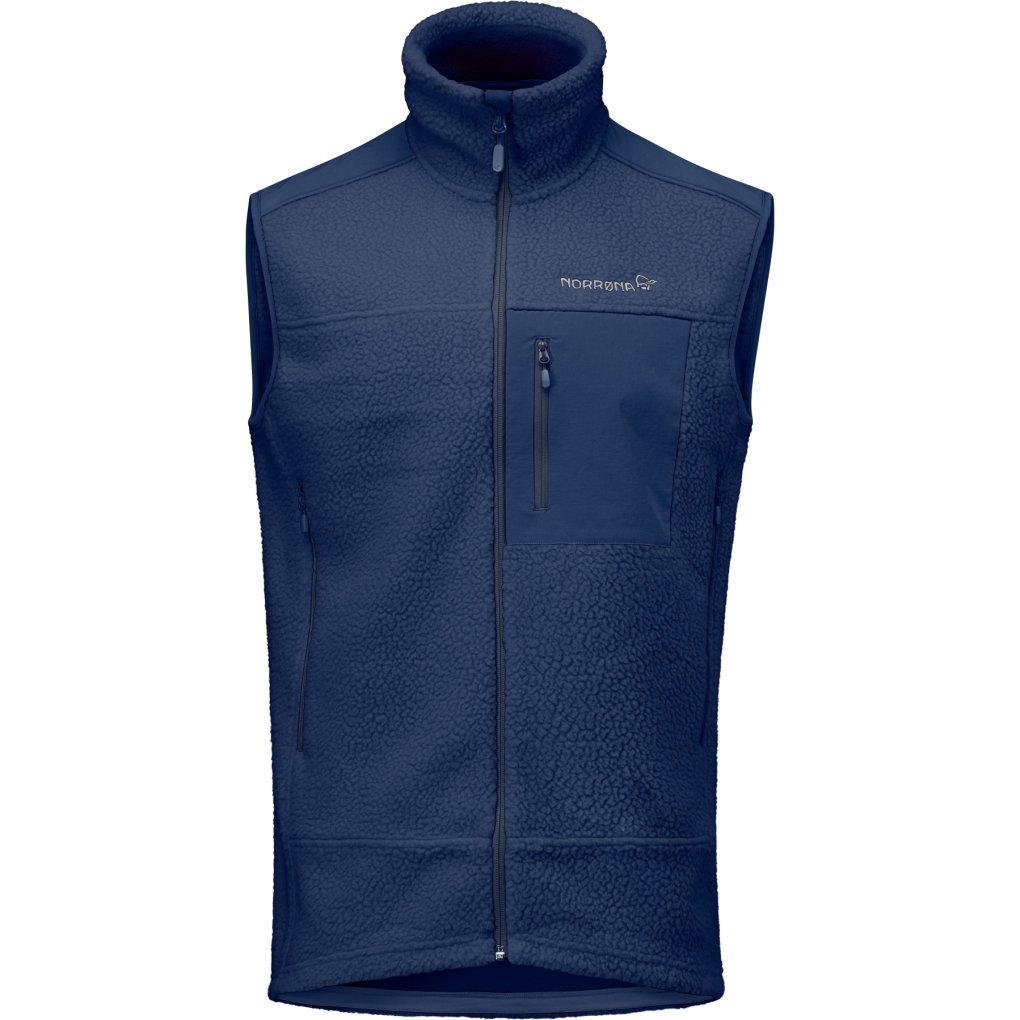 Norrona trollveggen warm3 Vest Men - Indigo Night