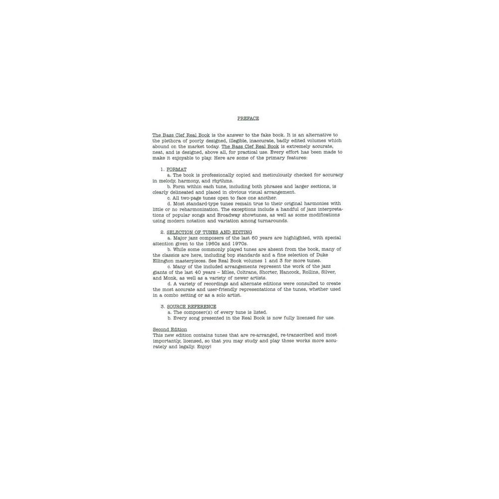 Hal Leonard Real Book 2 Bass Clef – Thomann Ireland