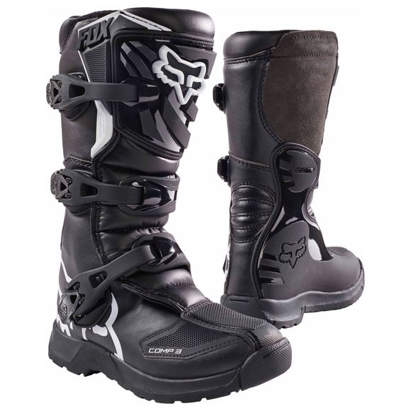 Fox COMP 3Y cross boots - BLACK - BlackRef: FX1243