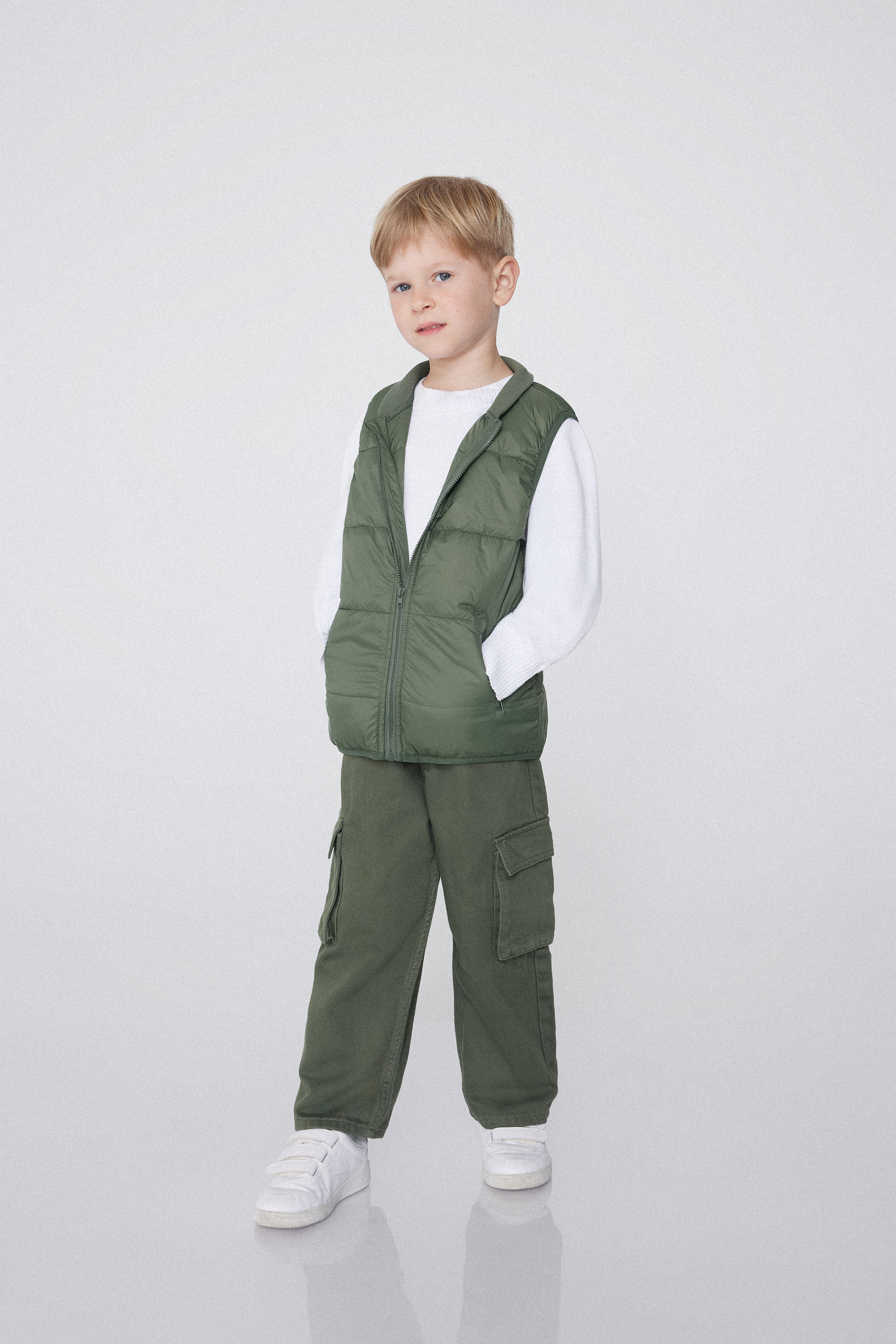 Boys’ Cargo Jeans with Drawstring