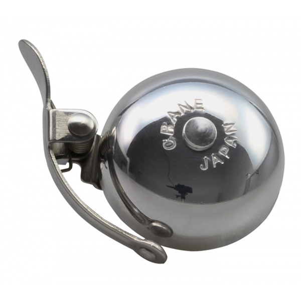 Crane Bell Co. Mini Suzu Bell - Die Cast Mount - polished silver