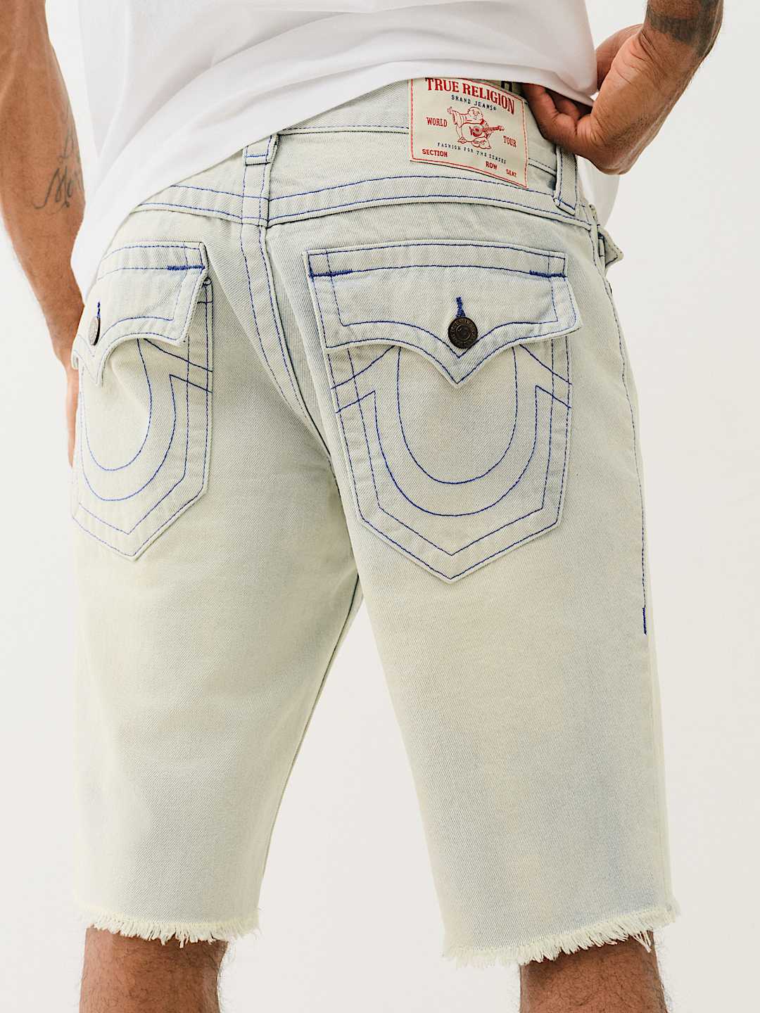 Ricky Frayed Flap Short