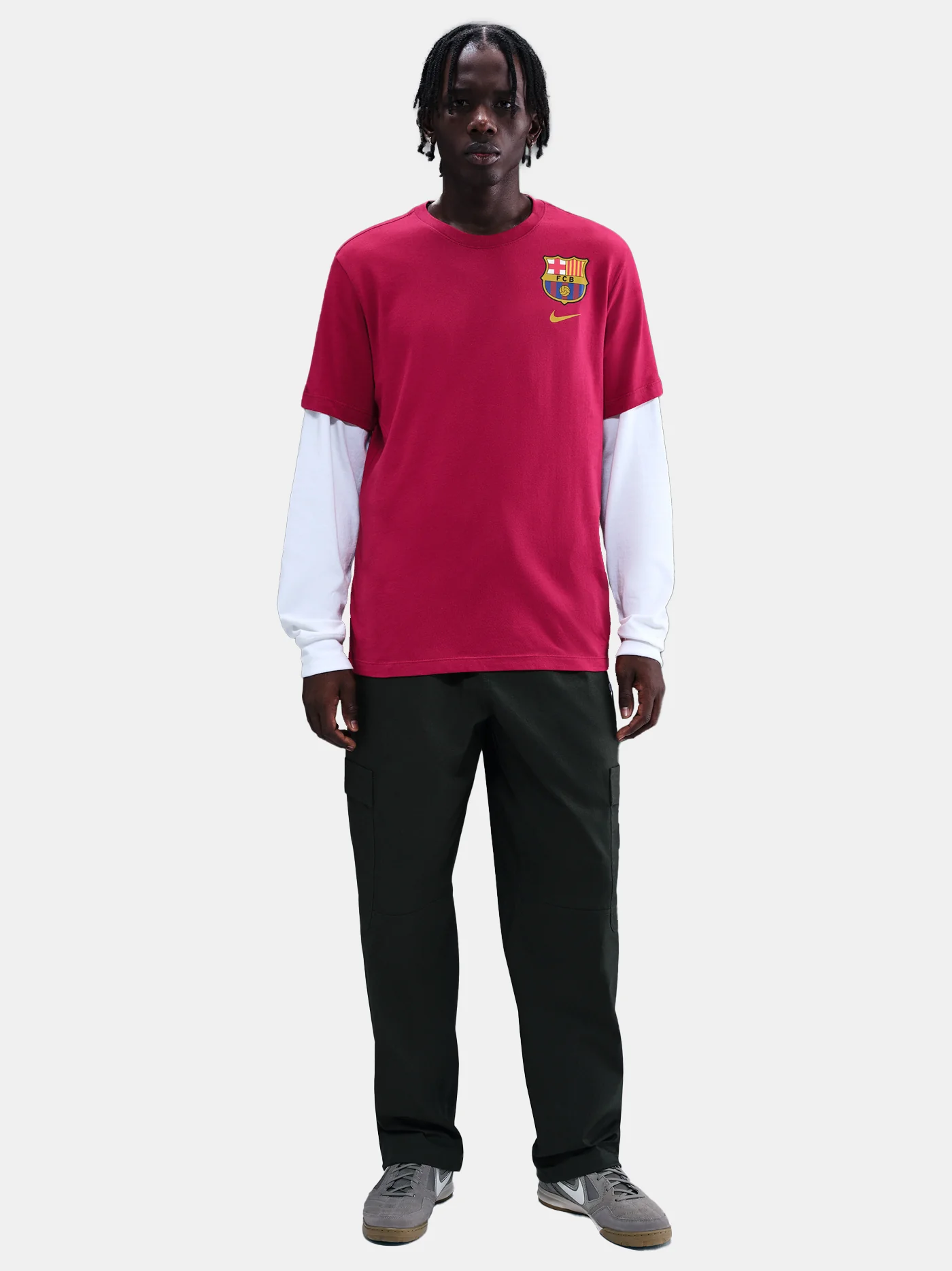 Tee Nike Barça shield red