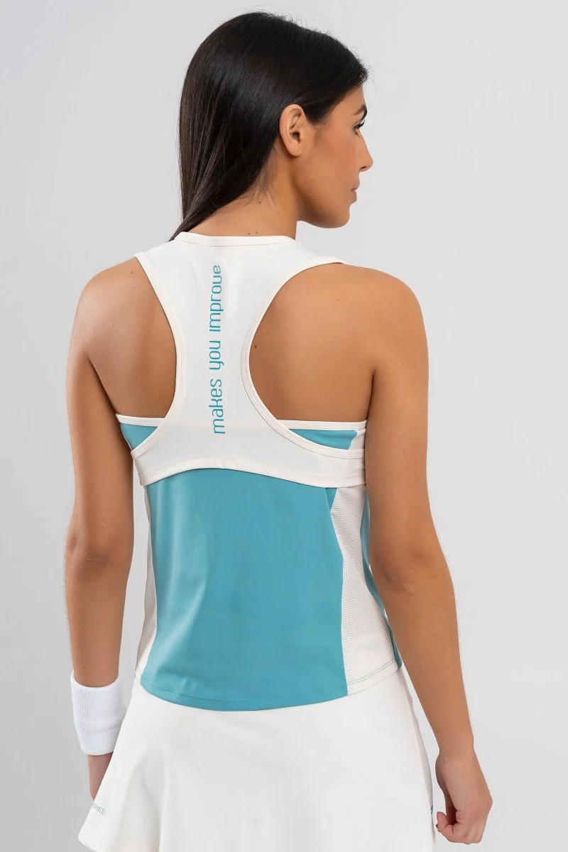 Women's tank top PRO turquoise