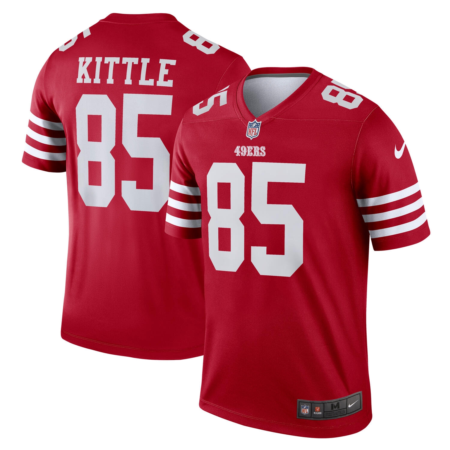 George Kittle #85 San Francisco 49ers Nike Legend NFL Jersey Red