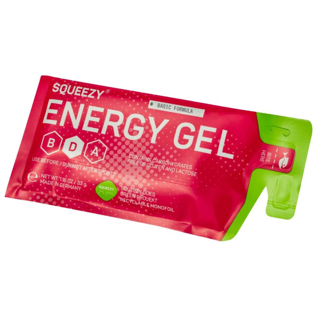 Squeezy Energy Gel - Carbohydrate Gel - 33g