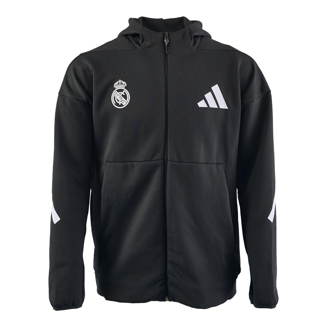 Mens adidas Real Urban Full Zip Hoodie Black