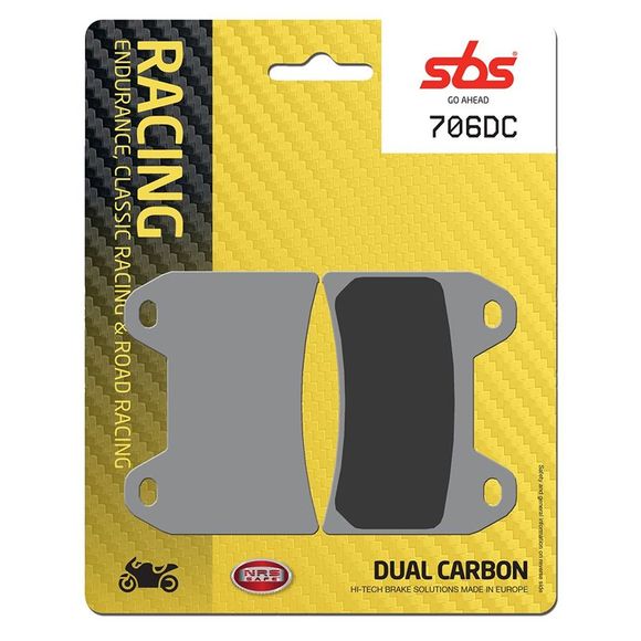 SBS 706DC Carbon Racing Front Brake PadsRef: 706DC / 706060