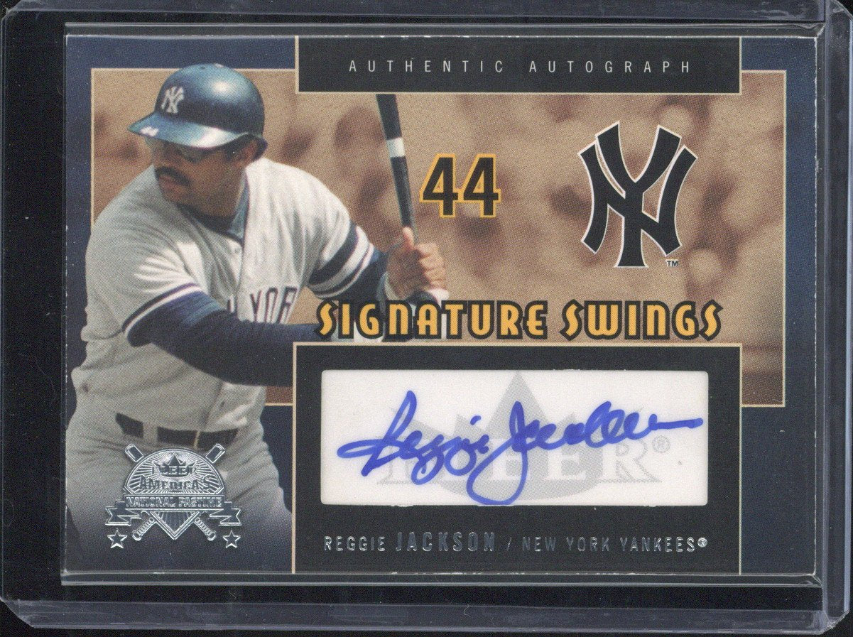 2005 Fleer National Pastime MLB Reggie Jackson Autograph #SS-RJ