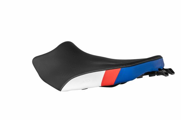 Heated Touratech Red blue Fresh Touch comfort saddle - StandardBMW 1300 R 1300 GS - 2023 - 2026Ref: Trt00153A / 01-035-5911-0
